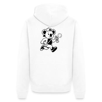 graffiti - Veste à capuche bio Premium Unisexe - blanc - Dos - Thijin (182cm)