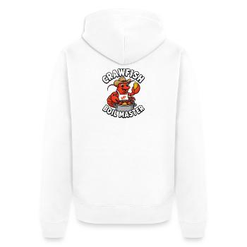 Crawfish Boil Master Lustige Männer Crawfish - Unisex Premium Bio Zip Hoodie - Weiß - Hinten - Thijin (182cm)