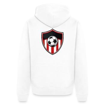 Blason de football américain-1 - Veste à capuche bio Premium Unisexe - blanc - Dos - Thijin (182cm)