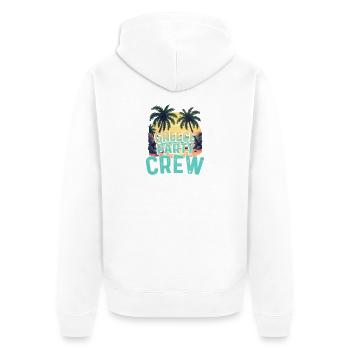 Équipe du parti grec - Veste à capuche bio Premium Unisexe - blanc - Dos - Thijin (182cm)
