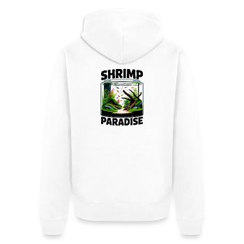 Shrimp Paradise Aquascaping Dream - Unisex Premium Organic Zip Hoodie - white - Back - Thijin (182cm)