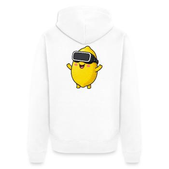 Lemon Sweet Cartoon Gamer Comic - Veste à capuche bio Premium Unisexe - blanc - Dos - Thijin (182cm)