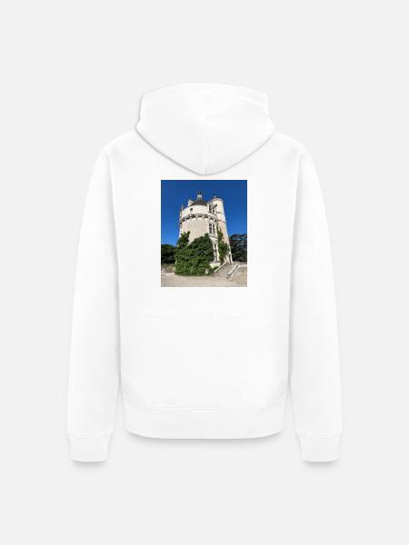Der Turm der Marks - Unisex Premium Bio Zip Hoodie - Weiß