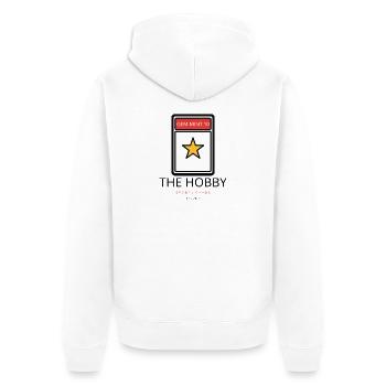 GEM MINT 10 Card Print - Unisex Premium Organic Zip Hoodie - white - Back - Thijin (182cm)