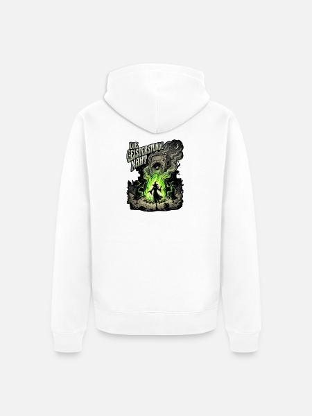 Halloween Witches Party - Unisex Premium Organic Zip Hoodie - white