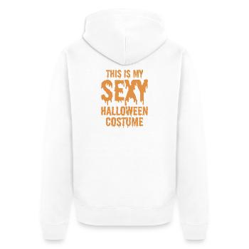 This Is My Sexy Halloween Costume Halloween Party - Unisex Premium Bio Zip Hoodie - Weiß - Hinten - Thijin (182cm)