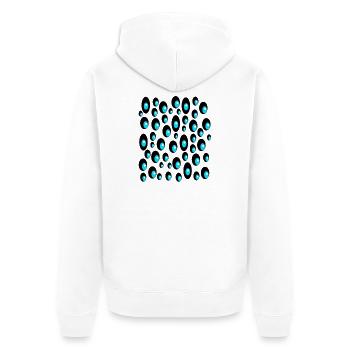 Panketal. - Veste à capuche bio Premium Unisexe - blanc - Dos - Thijin (182cm)