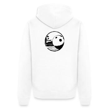 Bowling - Veste à capuche bio Premium Unisexe - blanc - Dos - Thijin (182cm)