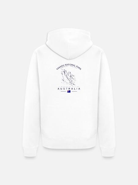 Kakadu Nationalpark Australien - Unisex Premium Bio Zip Hoodie - Weiß