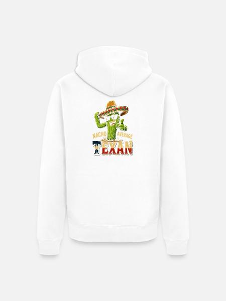 Nacho Average Texan Cactus - Unisex Premium Bio Zip Hoodie - Weiß