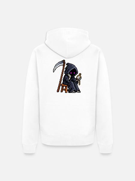 Sensenmann - Unisex Premium Bio Zip Hoodie - Weiß