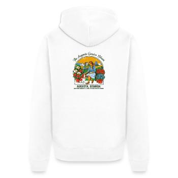 Charles The Augusta Garden Bloom Georgia Floral - Unisex Premium Bio Zip Hoodie - Weiß - Hinten - Thijin (182cm)