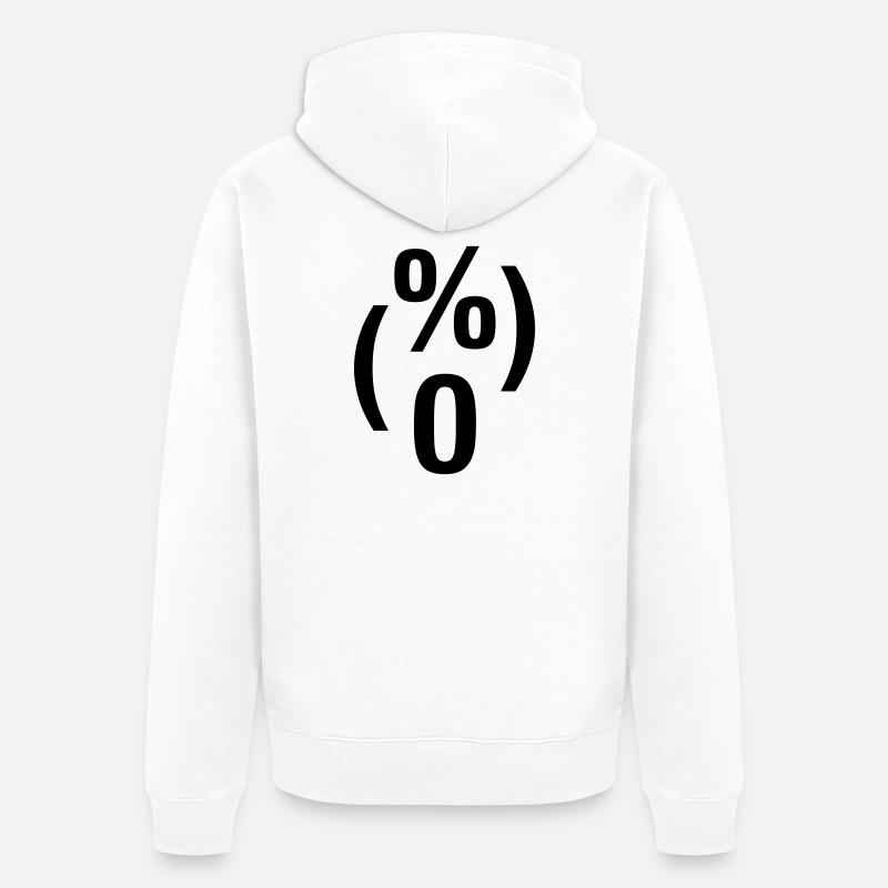 Le cri perçant - Edvard Munch - Veste à capuche bio Premium Unisexe - blanc