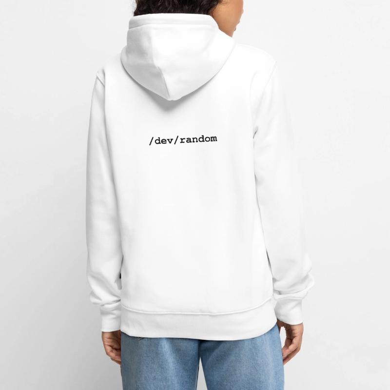 Linux random number generator - /dev/random Unisex Premium Organic Zip Hoodie