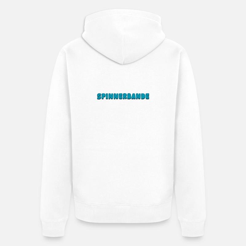 Bande de Louches - Veste à capuche bio Premium Unisexe - blanc