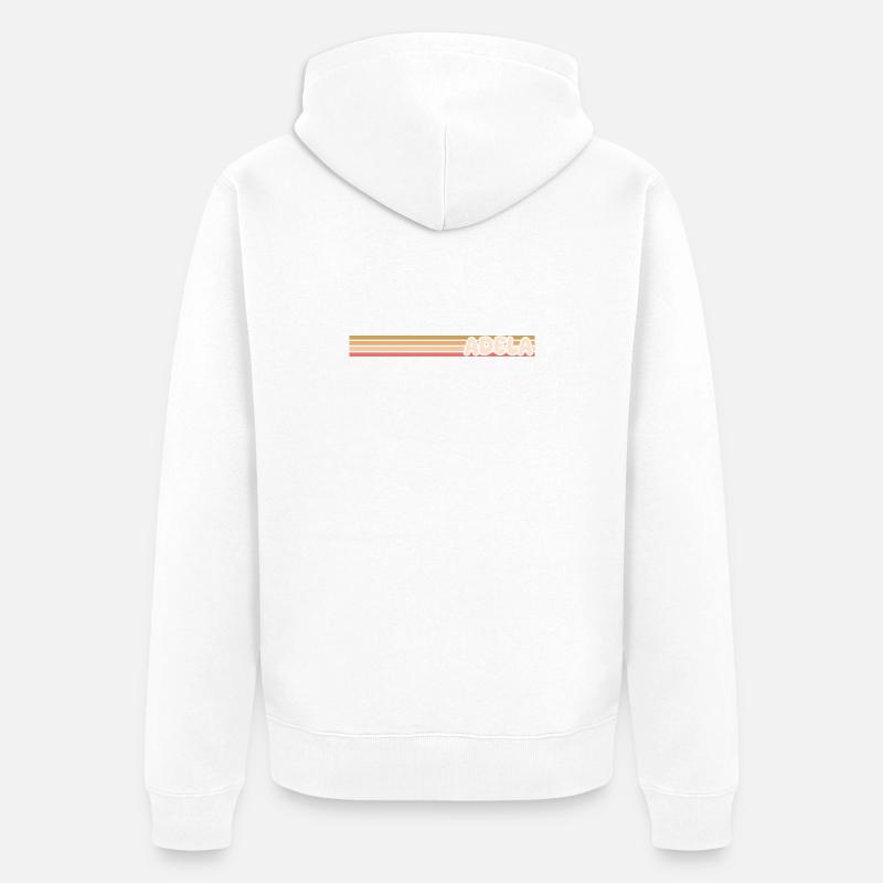 Style Adel - Veste à capuche bio Premium Unisexe - blanc