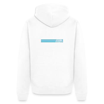 Jarel - Veste à capuche bio Premium Unisexe - blanc - Dos - Thijin (182cm)