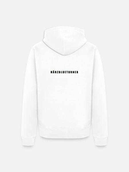 Härzblueturner Kanton Uri - Unisex Premium Bio Zip Hoodie - Weiß