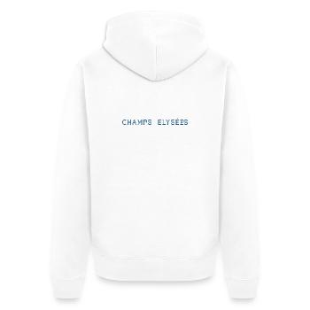 ChampsElysees - Veste à capuche bio Premium Unisexe - blanc - Dos - Thijin (182cm)