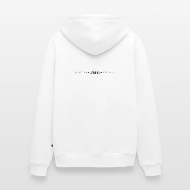 Coordinates Basel Unisex Premium Organic Zip Hoodie