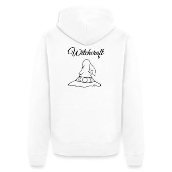Sorcellerie - Veste à capuche bio Premium Unisexe - blanc - Dos - Thijin (182cm)
