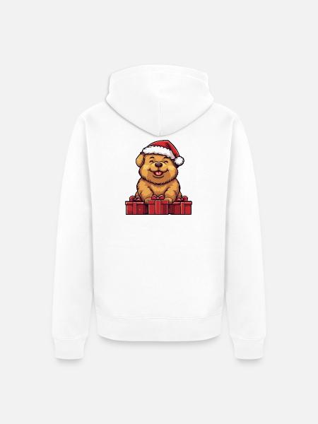 Chow Chow Hund Weihnachten Geschenke - Ekologisk premiumluvjack unisex - vit