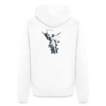 ange ailé - Veste à capuche bio Premium Unisexe - blanc - Dos - Thijin (182cm)