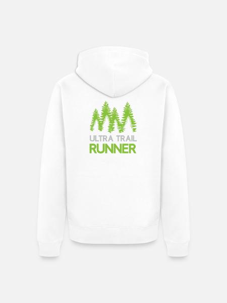 Ultra Trail Runner - Veste à capuche bio Premium Unisexe - blanc