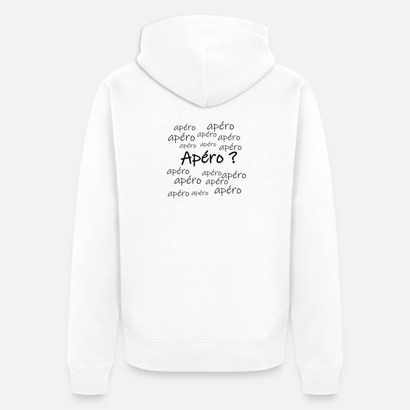 Apéro ? - Veste à capuche bio Premium Unisexe - blanc