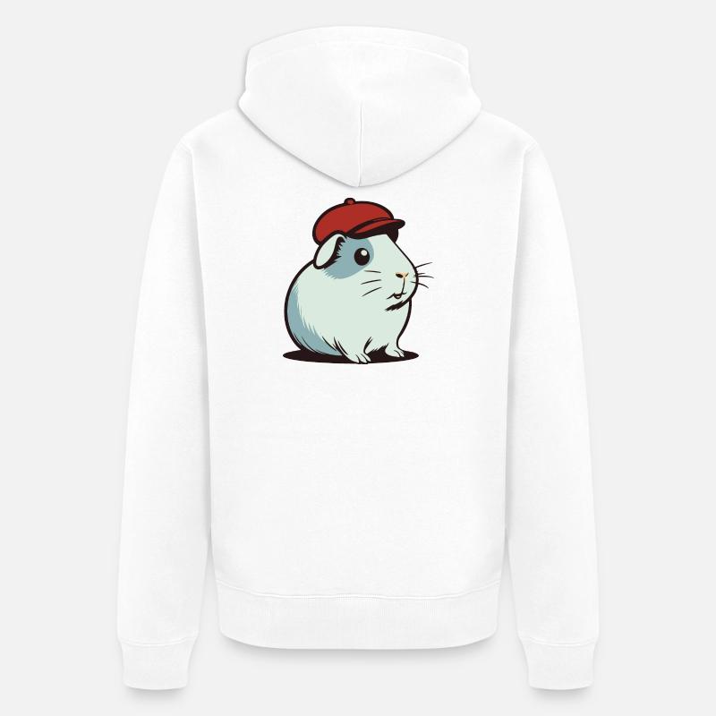 Cobaye - Veste à capuche bio Premium Unisexe - blanc