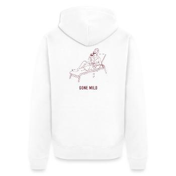  Bride Bridesmaid Spa Bachelorette Mild Is The New - Unisex Premium Bio Zip Hoodie - Weiß - Hinten - Thijin (182cm)