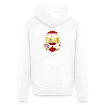 J'peux pas j'ai Escalade - Veste à capuche bio Premium Unisexe - blanc - Dos - Thijin (182cm)