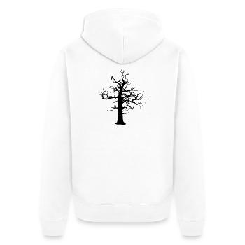 forest dieback property - Unisex Premium Organic Zip Hoodie - white - Back - Thijin (182cm)