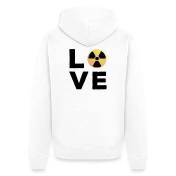 Love Cadeau Manip radio Radiologue Radiologie - Veste à capuche bio Premium Unisexe - blanc - Dos - Thijin (182cm)