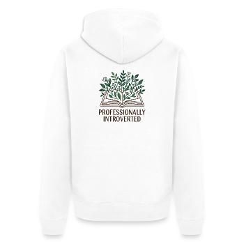 Livres de la nature - Veste à capuche bio Premium Unisexe - blanc - Dos - Thijin (182cm)