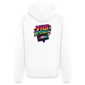 This Is My 80's Costume 80er Jahre - Unisex Premium Bio Zip Hoodie - Weiß - Hinten - Thijin (182cm)