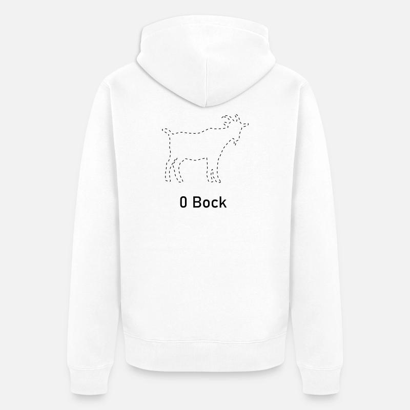 Zéro désir - Veste à capuche bio Premium Unisexe - blanc