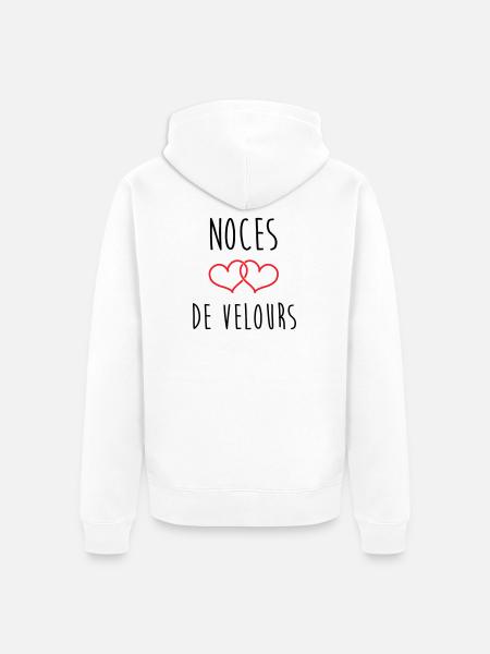 Samthochzeit 29 Jahre - Unisex Premium Bio Zip Hoodie - Weiß