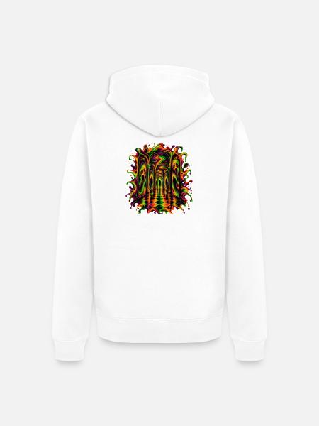 Hall of Lost Souls - Unisex Premium Bio Zip Hoodie - Weiß