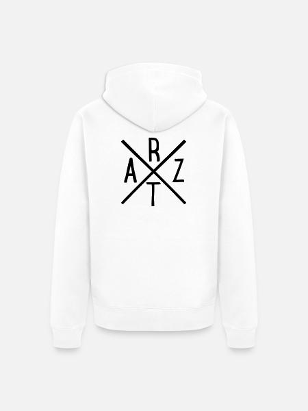 Arzt - Unisex Premium Bio Zip Hoodie - Weiß