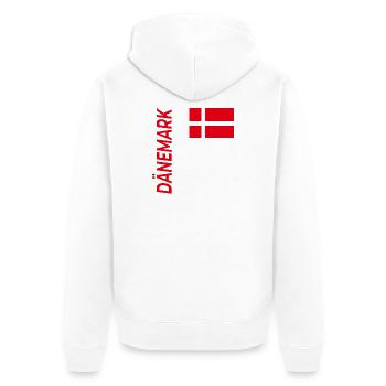 Copenhague - Veste à capuche bio Premium Unisexe - blanc - Dos - Thijin (182cm)