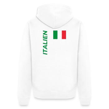 Venise - Veste à capuche bio Premium Unisexe - blanc - Dos - Thijin (182cm)