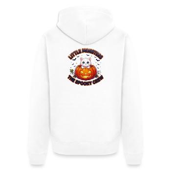 Petits Monstres : L’Équipage Effrayant - Veste à capuche bio Premium Unisexe - blanc - Dos - Thijin (182cm)