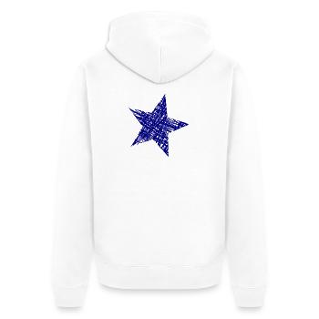 ETOILE. ETOILES. STAR. ETOILES. FÊTE. ANNIVERSAIRE - Veste à capuche bio Premium Unisexe - blanc - Dos - Thijin (182cm)