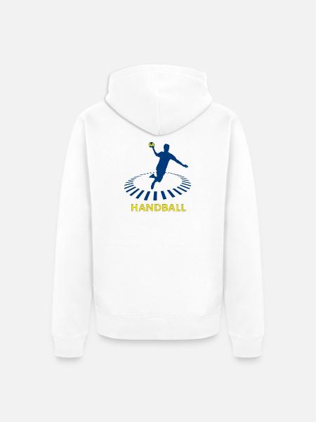 Handball - Veste à capuche bio Premium Unisexe - blanc