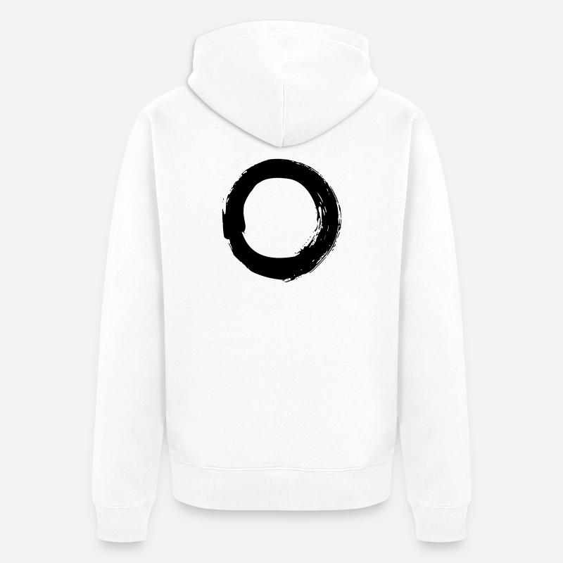 Enso - Veste à capuche bio Premium Unisexe - blanc