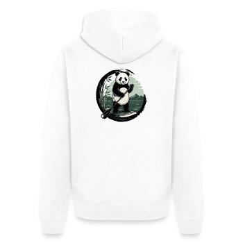 Funny SUP Paddleboard Board Stand Up paddle - Unisex Premium Organic Zip Hoodie - white - Back - Thijin (182cm)
