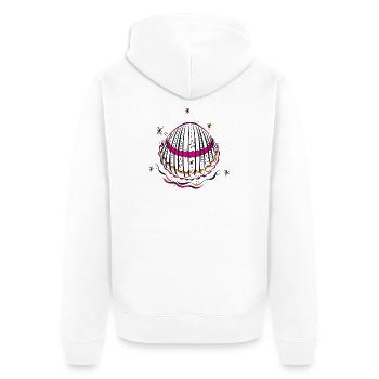Shell Vacances d’été - Veste à capuche bio Premium Unisexe - blanc - Dos - Thijin (182cm)