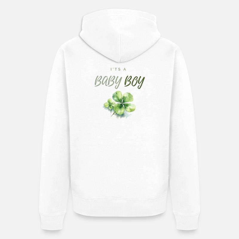 Bébé - Veste à capuche bio Premium Unisexe - blanc