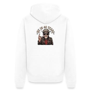 Rocker Forever - Veste à capuche bio Premium Unisexe - blanc - Dos - Thijin (182cm)